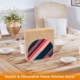 thumbnail image 6 of Yayeee Napkin Holder for Table Set of 2 Kitchen Paper Tissue Organization, Pink Geometric, 6 of 8
