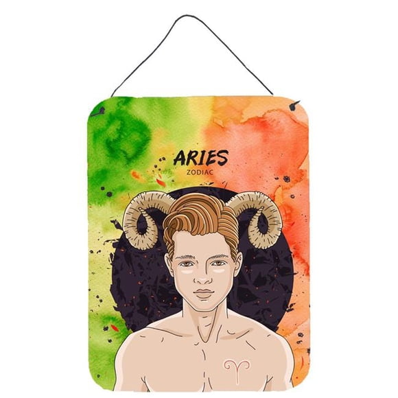 Carolines Treasures BB7317DS1216 Aries Zodiac Sign Wall or Door Hanging Prints