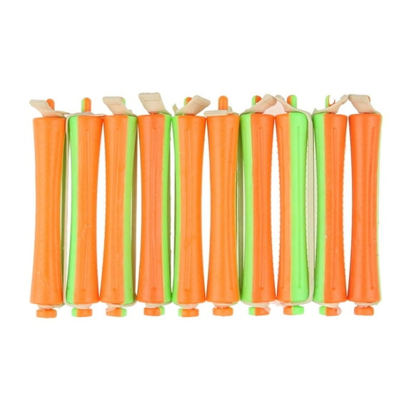 10x Varils Plásticas Portátiles para Permanente, Rizadores Sin Calor, Herramientas para de cabellero Permanente , 4 4 Macarena Rodillo de rizador de pelo Rod permanente