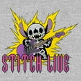 thumbnail image 2 of Girl's Lilo & Stitch Rocker Stitch Live  Graphic Tee Athletic Heather Large, 2 of 5