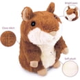 thumbnail image 5 of Dosaele Talking Hamster, Repeats What You Say Plush Animal Toy Electronic Hamster Mouse for Boys, Girls & Baby Gift, 5 of 5