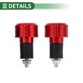 thumbnail image 6 of Unique Bargains 7/8" 22mm 15/16" 24mm Motorcycle Hand Grips Cover Kit Aluminum Alloy Handlebar Grips Red 1 Set Diamond Pattern, 6 of 7