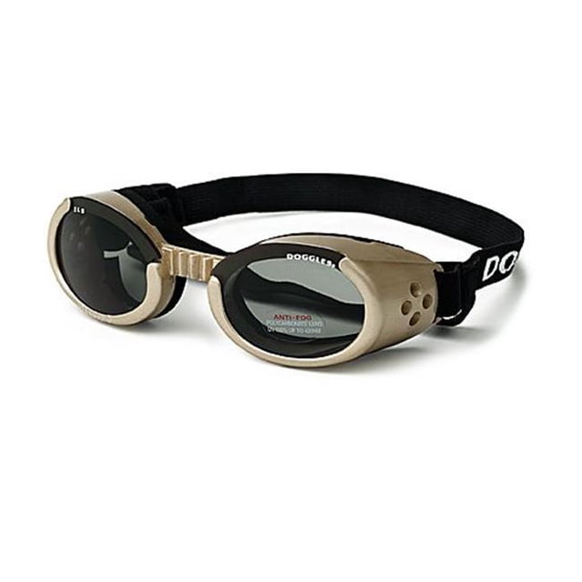 Doggles DGILSM16 Small ILS - Chrome Frame - Smoke Lens