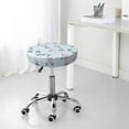 thumbnail image 7 of Gukieu Poodle Playing Skateboard Print Round Chair Cover, Dust-proof and Non-slip Bar Chair Protective Cover, Suitable for Bars, Restaurants, Offices-13 inch, 7 of 7