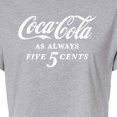 thumbnail image 3 of Coca-Cola - As Always Five Cents - Juniors Cropped Pullover Hoodie, 3 of 5