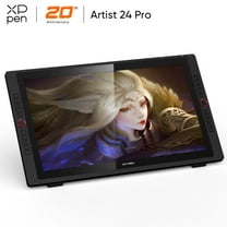 XP-PEN 23.8 Inch Artist 24 Pro Drawing Tablet with Two Pens 2K Resolution Graphic Monitor for Laptops