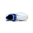 thumbnail image 4 of Daeful Mens Sneakers Mesh Badminton Shoes Lace Up Table Tennis Shoe Casual Indoor Court Trainers Unisex Lightweight White Blue 5, 4 of 12
