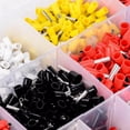 thumbnail image 4 of High-Quality Copper Wire Ferrule Connectors, Crimp Ferrules Terminals for 22-10AWG Wires, Nylon Insulated Pin Cord End, 1200pcs Kit for Electrical Projects, 4 of 5