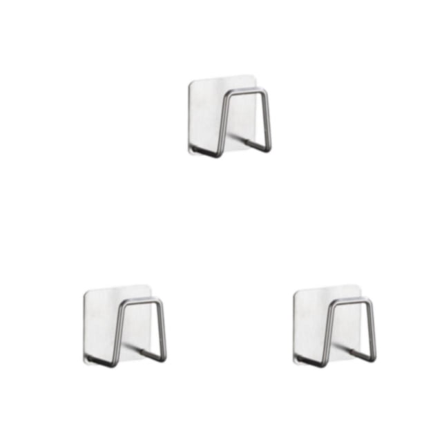 Wosthever Estante de esponja de cocina, reemplazo autoadhesivo montado en la pared, colgador de soporte antioxidante resistente al agua sin Type1 NO1