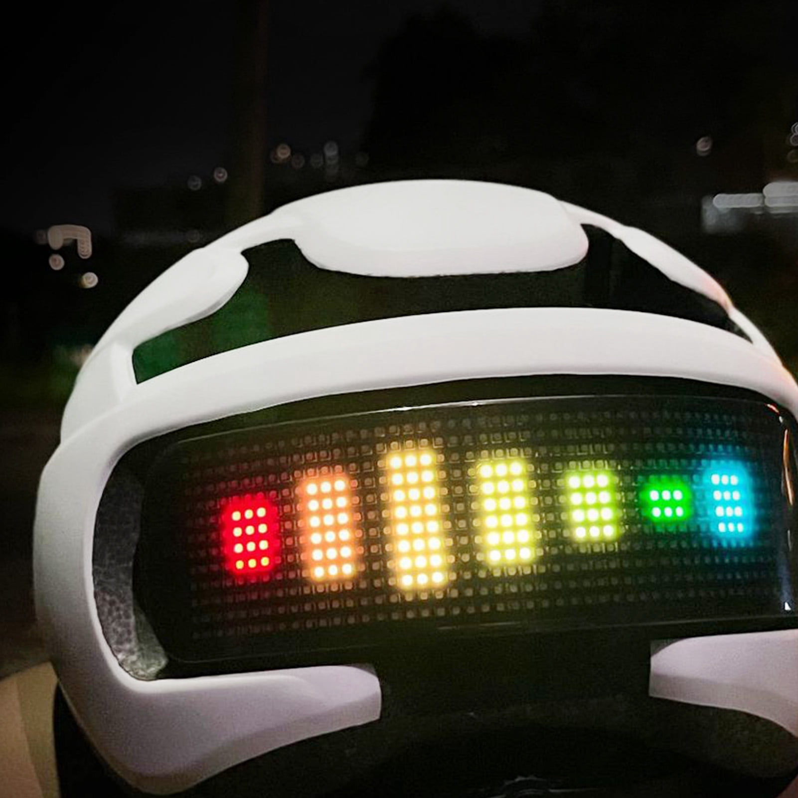 Helmet Smart LED Riding Helmet With Signal Light Speedometer Remote Control Support BT App Programming