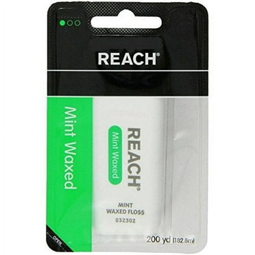 Reach Mint Waxed Dental Floss, 200 Yards (Pack of 6)
