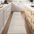 thumbnail image 3 of Alfombra Runner Art&Tuft 91 x 305 cm, antideslizante y lavable, color beige, 3 of 9
