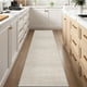 thumbnail image 3 of Alfombra Runner Art&Tuft, antideslizante, 60 x 300 cm, lavable, color beige, 3 of 9