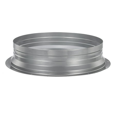 

Uxcell 10 Inch Duct Connector Flange Metal Fitting Straight Pipe Flange Round Ventilation Duct