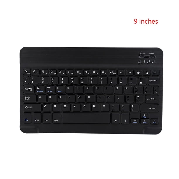 Mini teclado inalámbrico portátil de 9 pulgadas con Bluetooth 3.0, tableta, computadora portátil, teléfono inteligente, teclado universal tholdsy EL1183-03B