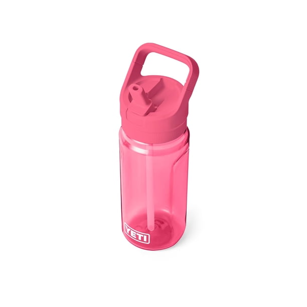 Botella de agua Yeti Yonder de 600 ml/20 oz con tapa de pajita, color rosa tropical