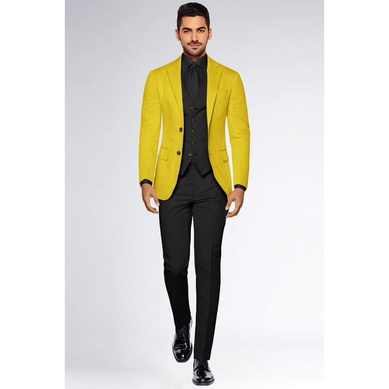 Elina fashion Men's Formal Blazer Jacket Comfort Office Suit Elina fashion Men's Formal Blazer Jacket Comfort Office Suit