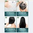 thumbnail image 3 of Hair Color Shampoo 200ml Plant-Based Formula Chestnut Brown Easy Application At-Home Hair Dye Cream for Vibrant Long-Lasting Color Results, 3 of 5