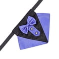 thumbnail image 1 of Laklulu Bufanda triangular para mascotas de boda de estilo británico, bufanda para perros, collar para perros, toalla para babas para mascotas, 1 of 5