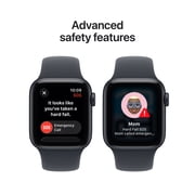 Apple Watch SE 3 [GPS 40mm] Smartwatch with Midnight Aluminum Case with Midnight Sport Band - S/M