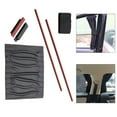 thumbnail image 1 of BUYISI 2Pcs Cars Curtains And Sunshades Cars Privacy Partition Curtains Rear Privacy Insulate Interior Cars Seating Black Parts 2 Car Window, 1 of 5