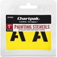 thumbnail image 4 of Chartpak, CHA01550, Painting Letters/Numbers Stencils, 35 / Set, Yellow, 4 of 4
