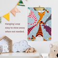 thumbnail image 5 of FMSHPON Christmas Gnome Gathering Funny Clipboard Hardboard Wood Nursing Clip Board and Pull for Standard A4 Letter 13x9 inches, 5 of 5