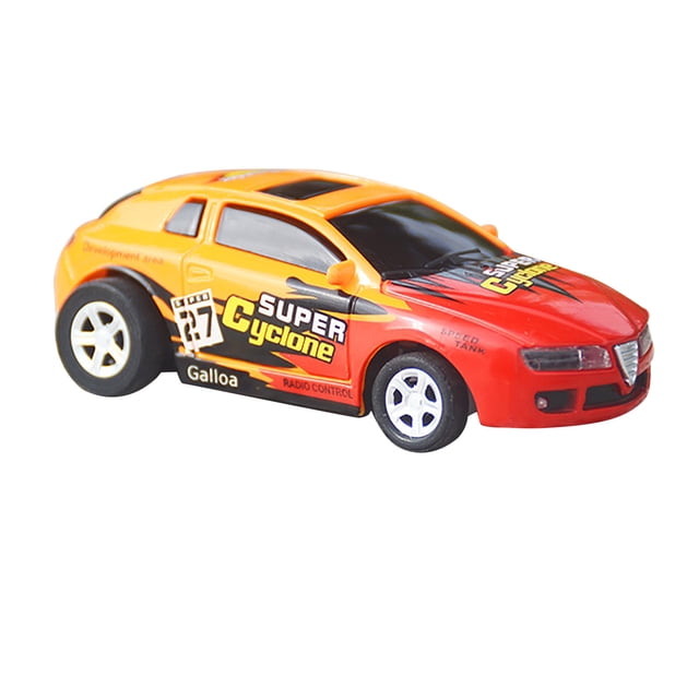 Lksixu Toddler Toys Educational Baby Toys Children's Four-Way 2.4G Cans Mini Remote Control Car Racing Drift Racing Toy Learning Toys for Kids