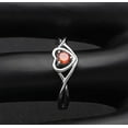 thumbnail image 5 of Christine Engagement Ring for Women Promise Heart Birthstone Cz Sterling Silver by Ginger Lyne, 5 of 6