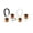 #A01-C, variant on 2Pcs Graduation Cap Straw Covers with Pearl Cup Charm – Cute Congrats Grad Hat Protectors for Drinks, Reusable Straws Topper for 0.4 Inch Cups, Party Decor & Graduation Gifts