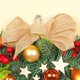 thumbnail image 5 of Corona de lágrima artificial de Navidad Yashi amarilla, 5 of 5
