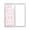 Pink, variant on Boho Gray Flower Window Privacy Film, Vintage Farmhouse Leaf Spring Plant Static Cling UV Sun Blocking Tint Film Heat Control Windows Films for Bedroom Bathroom, Window Stickers 35.4"x78.7"
