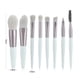 thumbnail image 2 of Juego de 8 brochas de maquillaje para base, corrector, sombras de ojos y rubor, con bolsa de almacenamiento., 2 of 5