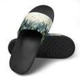 thumbnail image 4 of GZHJMY Stylish Slides for Women Men, Ink and Colour Forest Soft Flexible Slip-on Sandals Slippers, 4 of 7