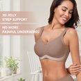 thumbnail image 6 of Mesh Crossover Seamless Womens Bras No Underwire Full Coverage Wireless Support Bras Push Up Bralettes, 6 of 8