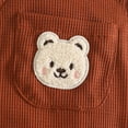 thumbnail image 6 of UAYOTSE Baby Boys Bear Theme Outfit Printed Bodysuit Overall With Ear Hat Infant All Season Clothes Size 3-6 Months, 6 of 8