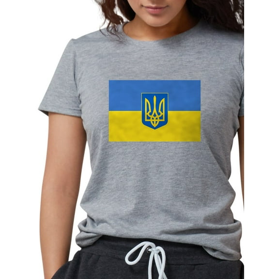 CafePress - Ukrainian Designs Women's Deluxe T Shirt - Womens Tri-blend T-Shirt