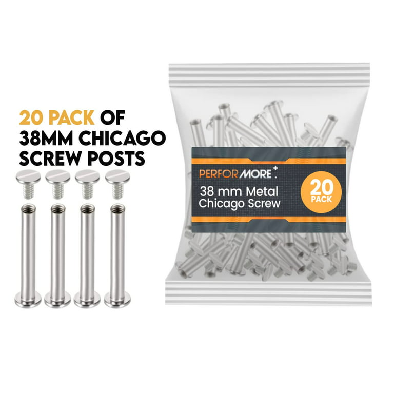 Chicago Screws, Assorted Pack of 20