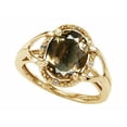thumbnail image 2 of Tommaso Design� Oval 10x8mm Genuine Smoky Quartz Ring, 2 of 9
