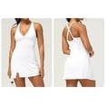 thumbnail image 3 of PISONIC Womens Tennis Dress, Athletic Dress with Built-in Bra & Shorts Summer Dresses for Women Golf Outfits for Workout, 3 of 8