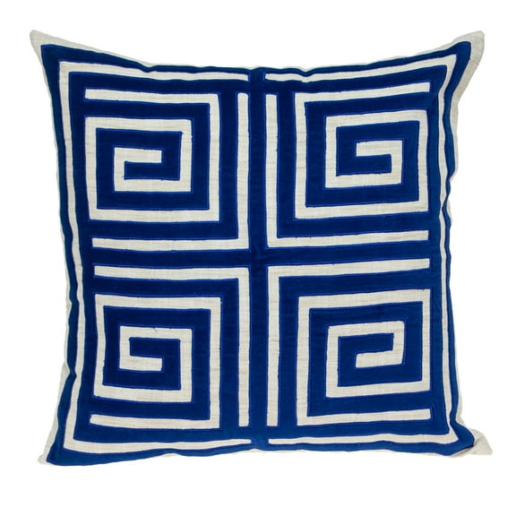 Parkland Collection Gio Blue Down Filled Throw Pillow