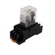 thumbnail image 3 of Relé de potencia de control de motor de 24V CC HH54P con 4NO 4NC y base, 3 of 4