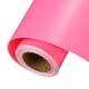 thumbnail image 1 of Vinilo permanente rosa fluorescente Uxcell, rollo de vinilo adhesivo de 10 pulgadas x 14 pies para corte de calcomanías, señales, álbumes de recortes, manualidades DIY, decoración del hogar, 1 of 6