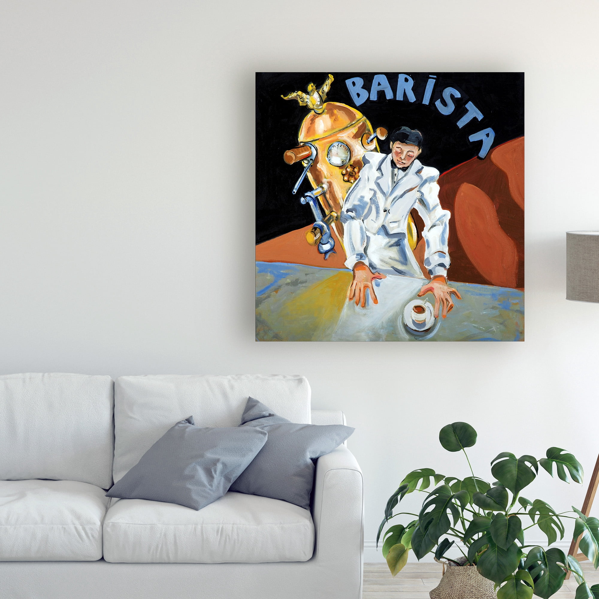Trademark Fine Art 'Barista Garcon' Canvas Art by Patricia A. Reed