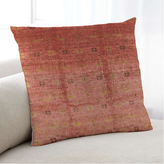 Ahgly Company Indoor Square Mid-Century Modern Throw Pillow, 18 inch by 18 inch