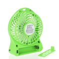 thumbnail image 4 of Irfora Portátil recargable LED Ventilador de luz Mini Escritorio USB de carga Refrigerador de aire 3 Modo de regulación de velocidad LED Función de iluminación Enfriamiento (Verde) Irfora Ventilador USB, 4 of 7