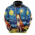 thumbnail image 4 of Sudadera con capucha con estampado 3D de perro y arte de grafiti para hombre, ropa divertida, sudaderas con capucha de husky, labrador y corgi, diseño lindo, sudadera con capucha unisex Y2k, 4 of 5