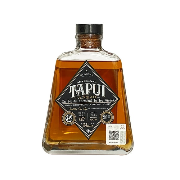 Destilado de Pulque Artesanal Tapui Añejo 700 ml