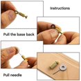 thumbnail image 5 of 10 piezas de agujas de posicionamiento para manualidades de cuero a mano, costura Manual para manualidades de cuero DIY, herramienta de costura para manualidades con aguja de posicionamiento Manual, bloqueo de 0-6mm Vhermosa HS-0609, 5 of 5