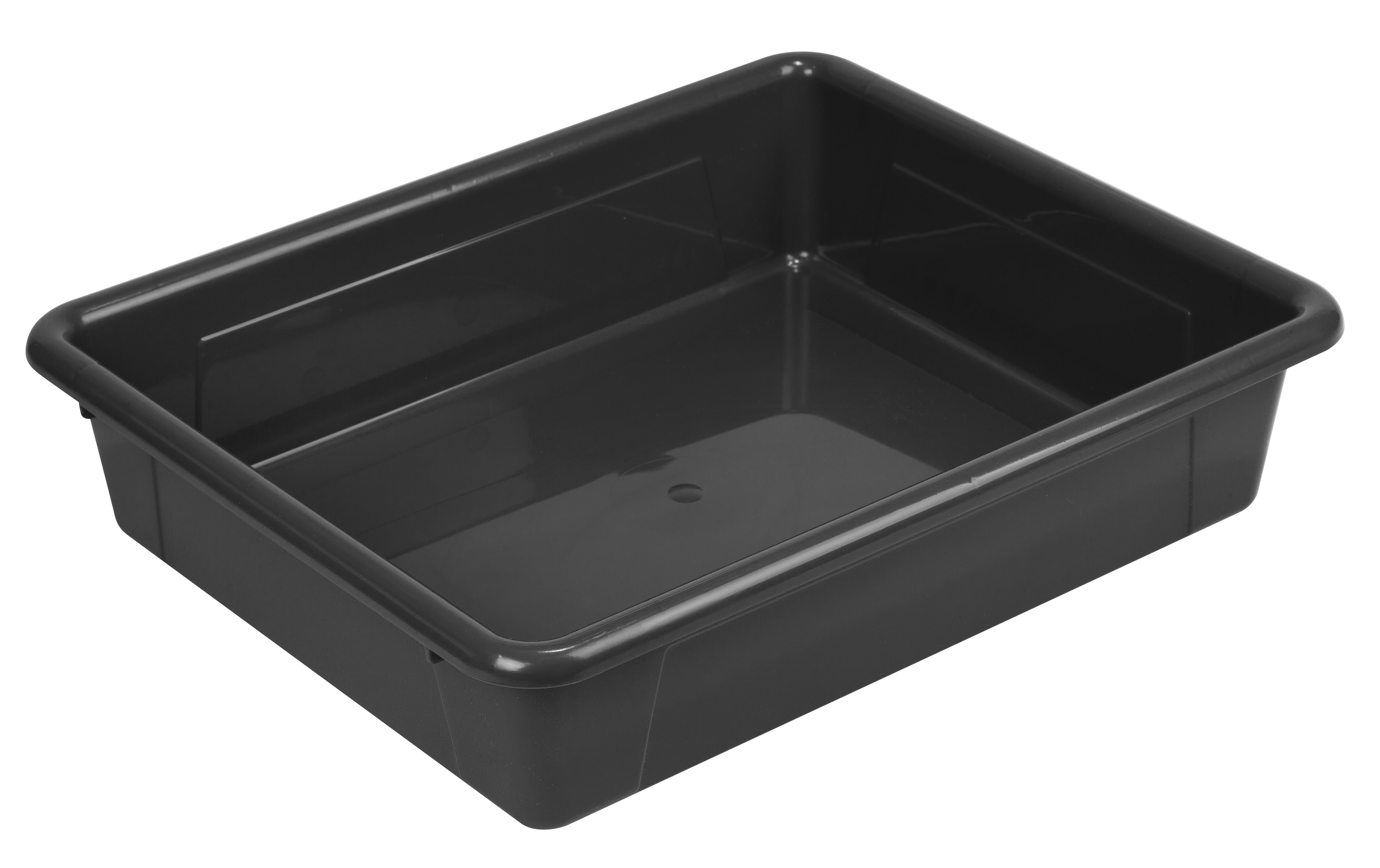 Pen+Gear Plastic Letter Tray, Letter Size Paper Sorter, Black, 5-Pack